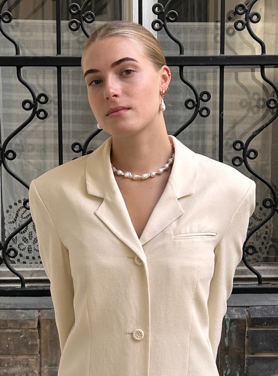 LUCY | BAROQUE PEARL NECKLACE